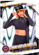 2025 Panini Prizm WNBA #142 Sarah Ashlee Barker White Seismic Prizms