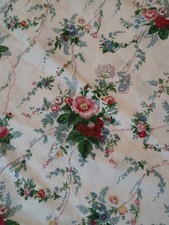 Vintage RALPH LAUREN USA Blaine Floral Ruffle Cottage Pillowcase Standard Size