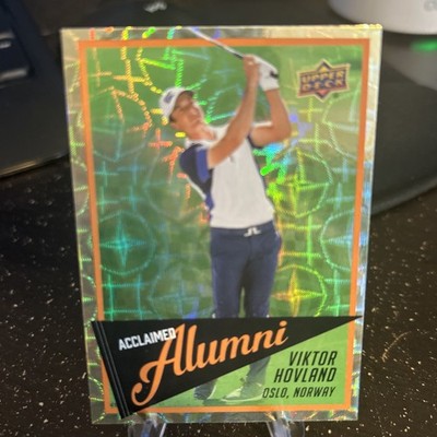 2026 Upper Deck - Acclaimed Alumni Viktor Hovland #AL-5 Gold