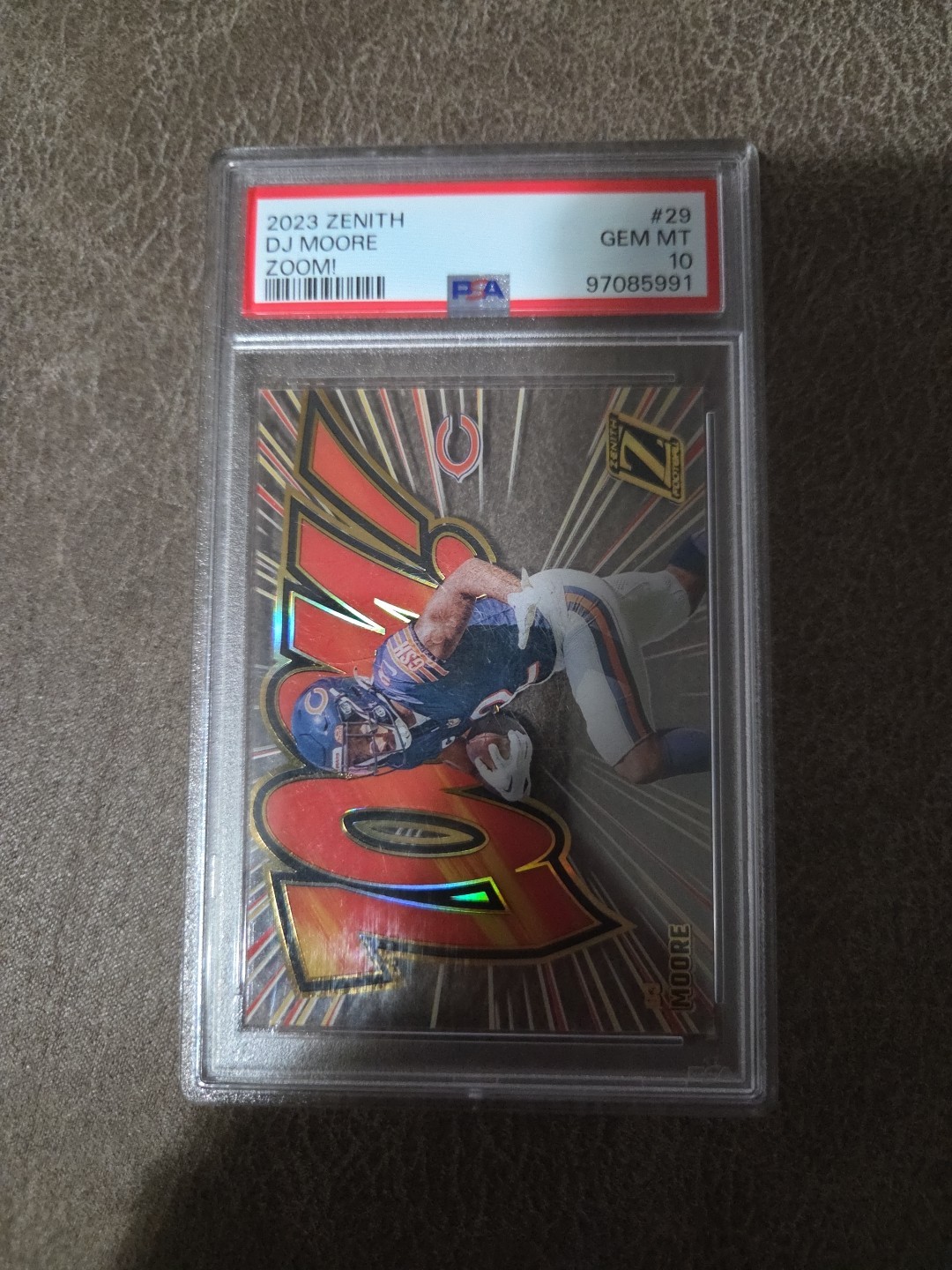 2023 Panini Zenith - Zoom! D.J. Moore #29