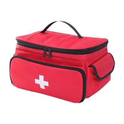 Leere Erste Hilfe Tasche Tragetasche Medizin Aufbewahrungstasche für Auto Arbeitsplatz Zuhause