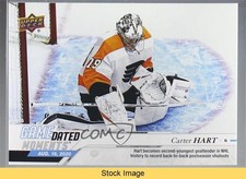 2019-20 Upper Deck Game Dated Moments Playoffs Carter Hart #101 READ 02g2