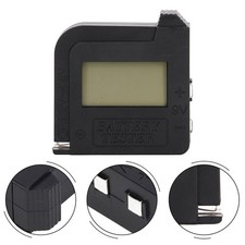 Portable digital display battery capacity tester, power detector, battery tester