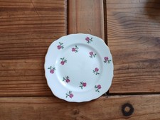 Colclough China, Fragrance Teacup Saucer and Side Plate Set, 7433, Ditsy Roses.