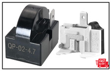 Refrigerator Starter Relay and Overload Protector Kit - QP2-4R7 4.7 Ohm 1 Pin PT