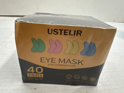 USTELIR Under Eye Patches 40 Pairs Eye Mask Set Treatment Dark Circles Puffy Eye