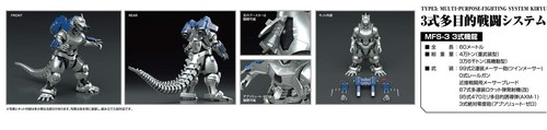 Aoshima Godzilla x Mechagodzilla MFS-3 Kiryu 3rd Type 24cm plastic model kit New - Picture 9 of 9