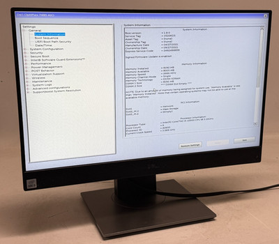 Dell OptiPlex 7480 AIO 23.8'' (i5-10500 - 8GB RAM - 256GB SSD - Win11Home)