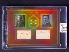 2025 Eternal Revelation Albert Einstein Nikola Tesla Dual History Relic /99