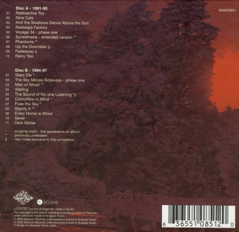 Porcupine Tree Stars Die The Delerium Years 91-97 CD Box Set - Image 2 of 2