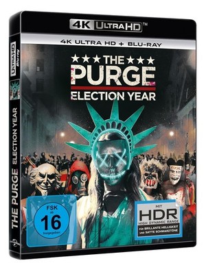 The Purge - Teil: 3 - Election Year (2015)[4K Ultra HD Blu-ray & Blu-ray/Neu/OVP