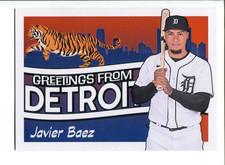 2022 Topps Archives - Oversized Topps Postcards #OPC-9 Javy Baez ⚾