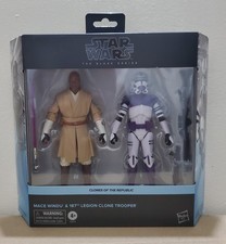 Star Wars Black Series Mace Windu & 187th Legion Clone Trooper 2-Pack Exclusive
