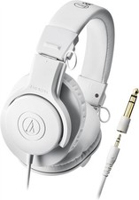 Audio Technica ATH-M20x White Over-Ear Monitor Headphones 3.5 mm 6.35 mm