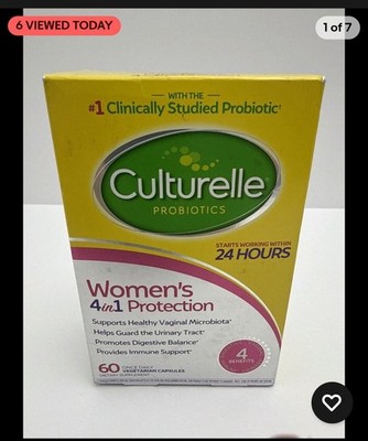 Culturelle Women s 4 in 1 Protection Probiotic 60ct - Exp 06/27