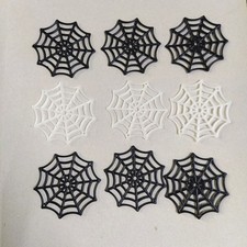 50Pcs Plastic Spider Web Ornaments Halloween ...