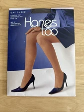 NOS Hanes Too Pantyhose Day Sheer Control Top Style 136 Size EF Gentle Brown