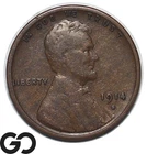 1914-S Lincoln Cent Wheat Penny
