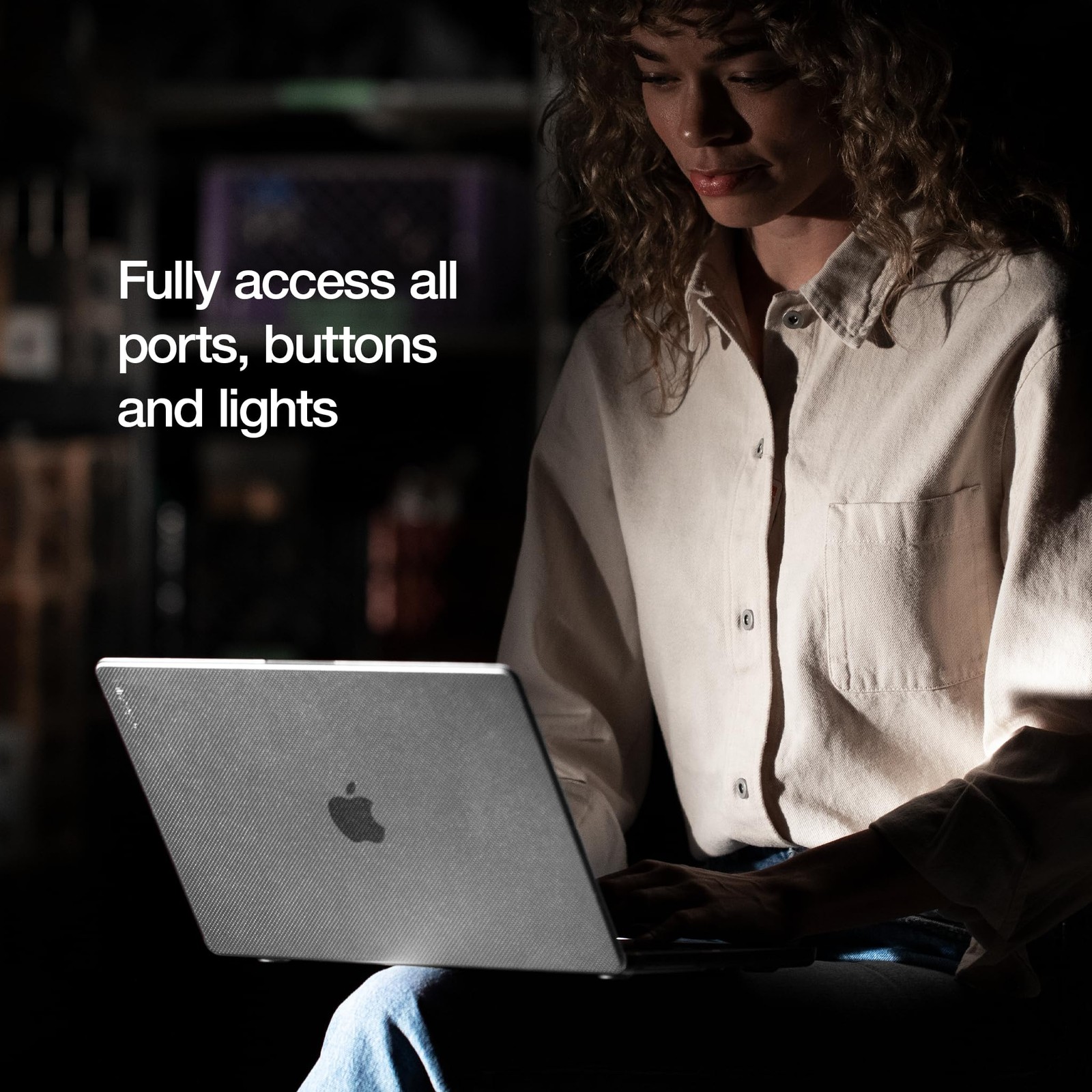 Incase Dots Hardshell Case MacBook Air 13 M2 M3 M4 M5 2022-2026 Clear
