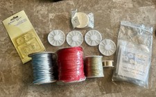 Jewelry Making Craft Lot - Cords, Wire and Wire Tool, Gemstone Orgnaizers