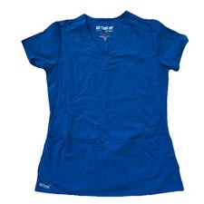 NWT - Grey's Anatomy Women's 3-Pocket Crossover V-Neck Scrub New Royal S 2115