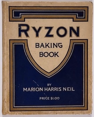 Ryzon Baking Book by Marion Harris Neil - Antique Hardcover 1917