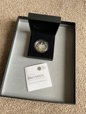 2011 SILVER Britannia 1oz PROOF £2 coin Boxed with COA