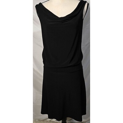 White House Black Market Dress Size 2 Cowl Neck Low Back Drop Waist Xs  Formal | eBay