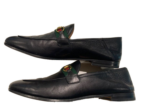 Gucci Brixton Horsebit Web Leather 