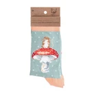 Bamboo Socks Fungi Super Soft Ladies - Wrendale Size 4-8 with Gift Bag