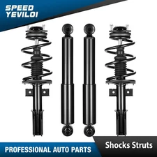 Front Rear Struts Shocks Assembly For 07-2012 Chevy Traverse GMC Acadia 3.6L V6