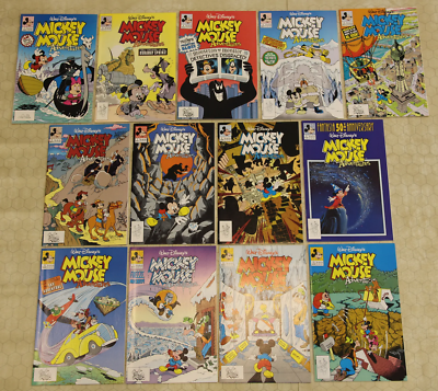 MICKEY MOUSE ADVENTURES Vol.1 set #1 - 13 (1990) NM (Disney Comics
