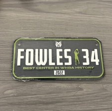 WNBA Sylvia Fowles Limited Edition Bicycle Plate, Minnesota Lynx, Final Game 