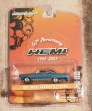 Greenlight 1967 Dodge Coronet R/T HEMI 1:64 Diecast Car 28160-C 60th Anniversary