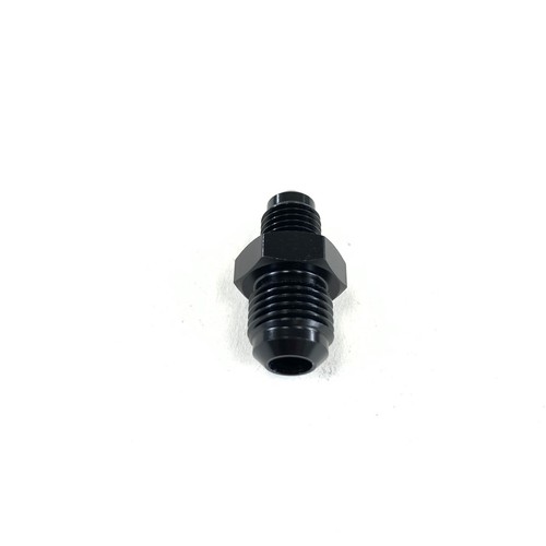 -4AN Male to 6AN Male Straight Flare Swivel Aluminum Fitting Adapter Black - Picture 9 of 10