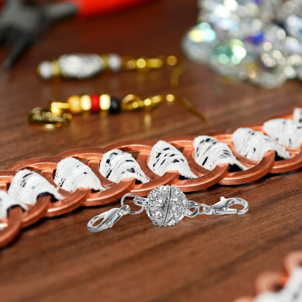 5 Pcs Rhinestone Clasp Connectors Lobster Clasps Necklace eBay