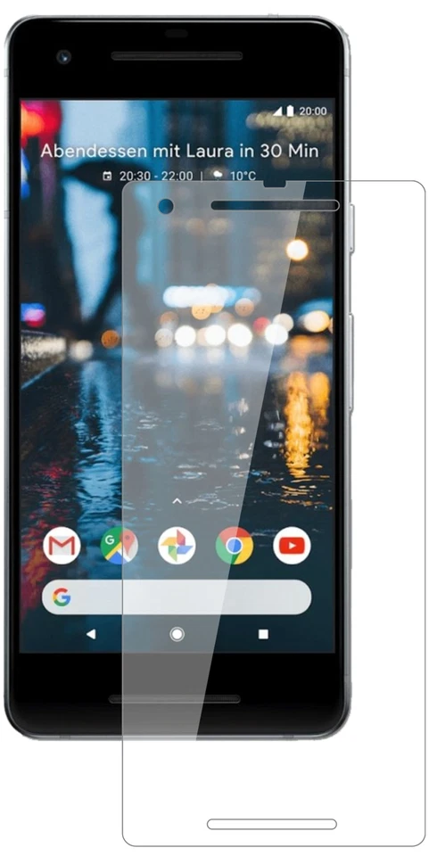 2x Pellicola per Google Pixel 2 Protettiva Protezione Vetro Flessibile 9H dipos - Immagine 2 di 4
