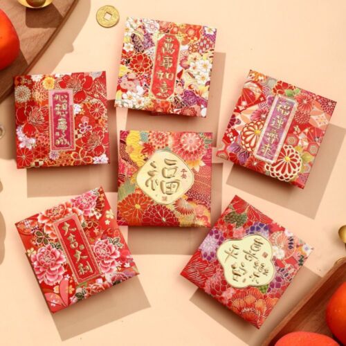 Paquete de fiesta china sobres suerte paquete rojo 2024 regalo prácticas - Imagen 1 de 18
