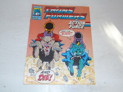 The TRANSFORMERS & ACTION FORCE Comic - No 211 - Date 01/04/1989 - Marvel Comic
