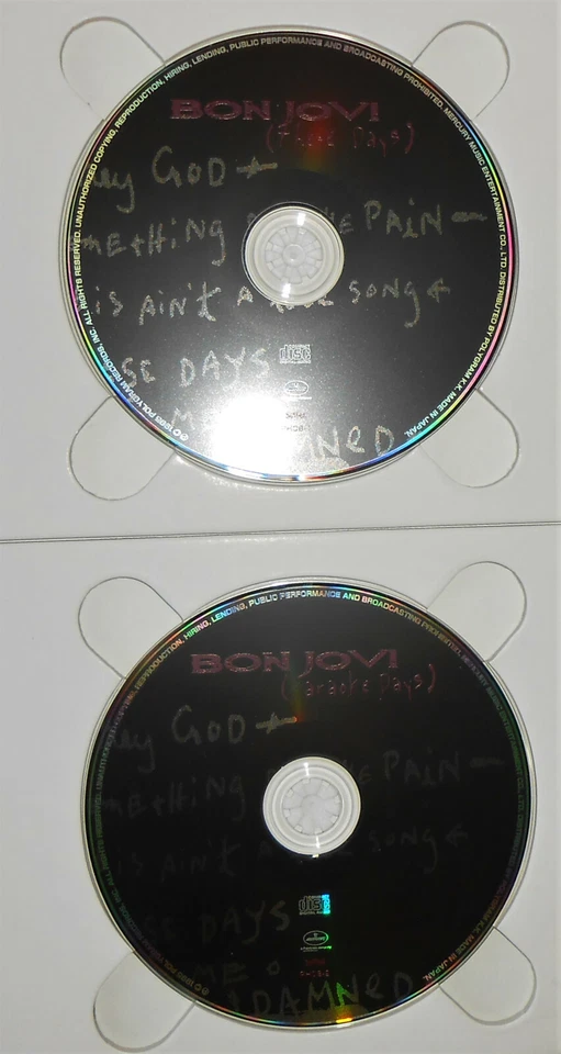 Bon Jovi - These Days & Karaoke Days / 2 CD Box / Japan - Bild 4 von 4