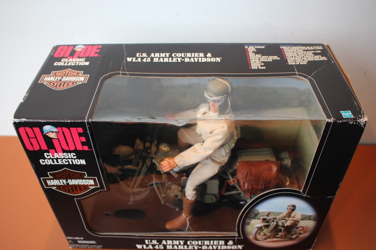 Hasbro G.I. Joe U.S. Army Courier & WLA 45 Harley Davidson