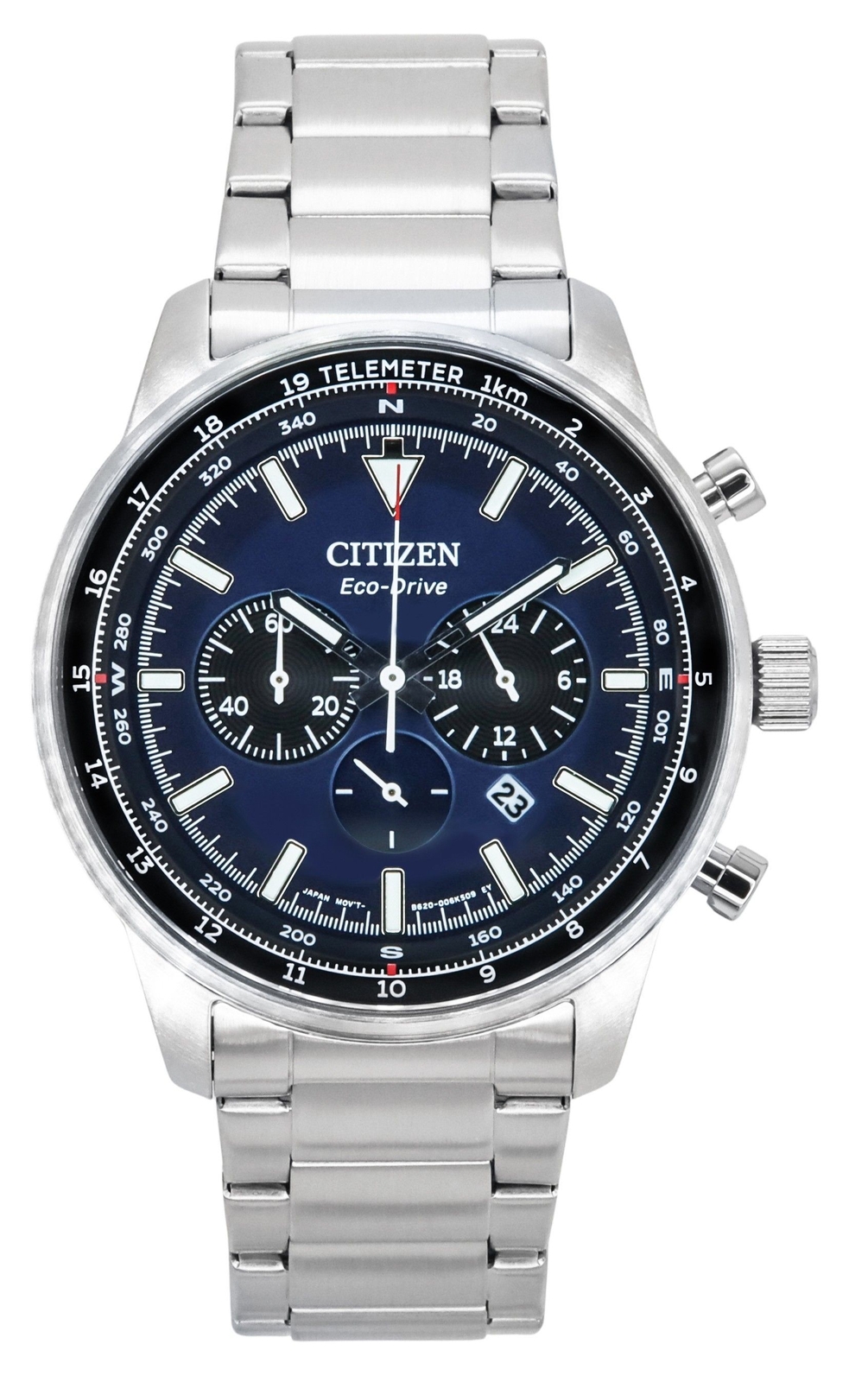 Orologio da uomo Citizen Eco-Drive Solar Cronografo CA4500-91L 100M