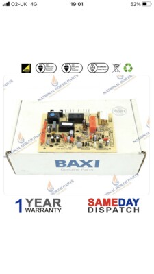 BAXI BARCELONA 100 HE ERSATZ ZÜNDPLATINE 241838 BRANDNEU