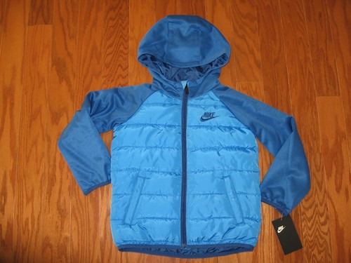NIKE Full Zip-Up Hoodie Winter Jacket Coat Boys Size 4/5/6/7 NWT - Picture 2 of 9