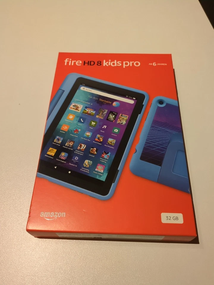 Amazon Fire HD 8 Kids Pro 2022 Tablet Cyberwelt Blau 12. Gen 32GB 8 Zoll NEU OVP