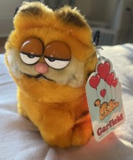 Vintage 1981 R. Dakin - Garfield 5" Mini Bean Bag Plush Doll - with Tag