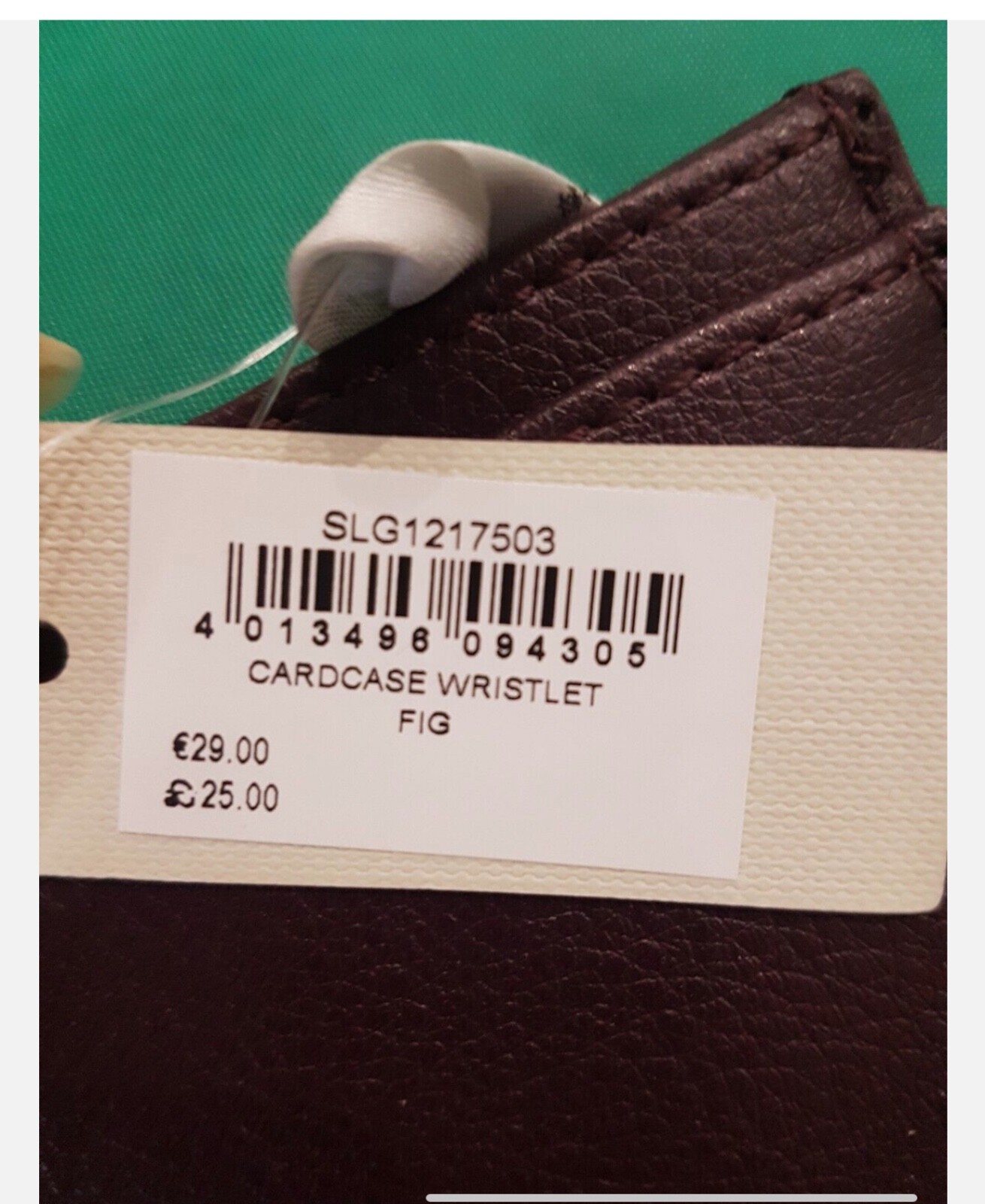 New Fossil Card Case Wristlet Fig Colour  RRP £25 Brand New🌸🌷 image 2