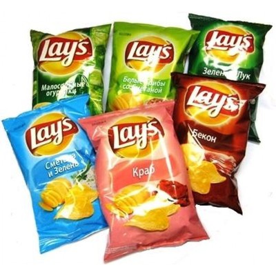 Potato Chips Lays Snack (Various Flavors)  -  120g (4.23 oz)