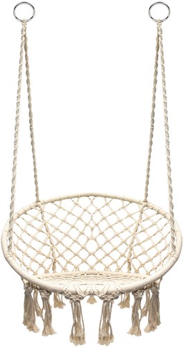 Sorbus Hammock Chair Macrame Swing, 265lbs Capacity Perfect for Indoor/Outdoor - Picture 7 of 7