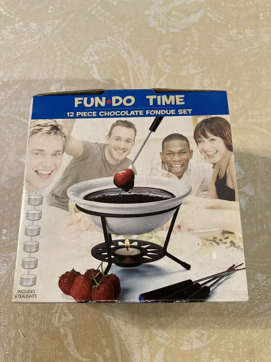 Tea light cheap fondue set